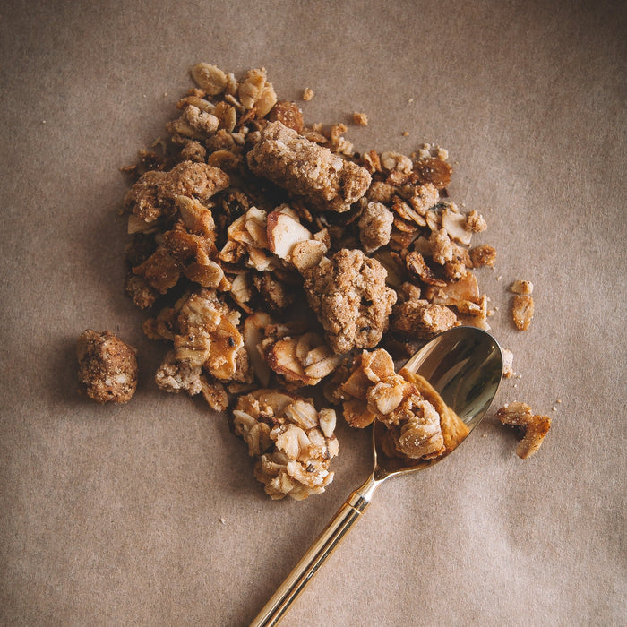 Chai Streusel Granola with Honey