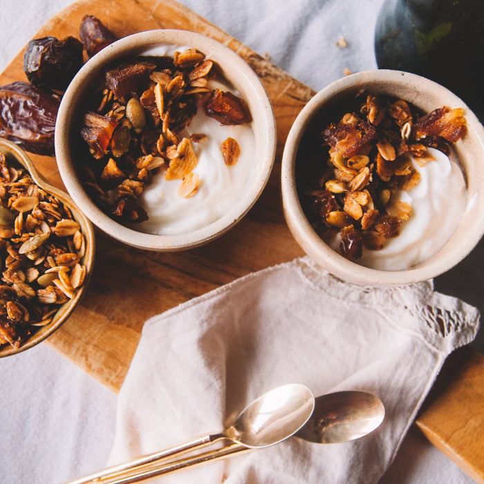Maple Pecan Granola with Sea Salt