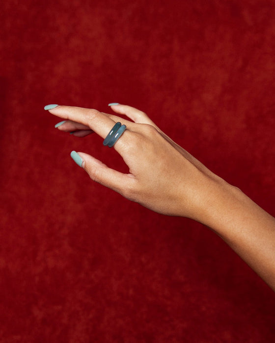 Blue Jade Ring