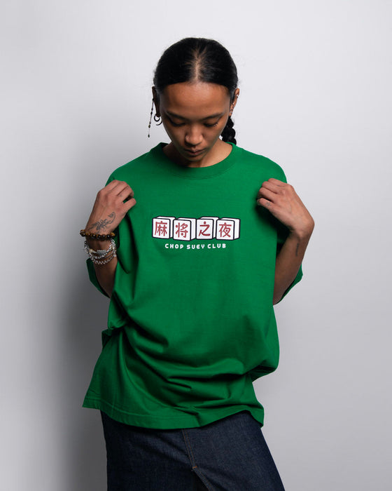 Mahjong Night T-shirt Green