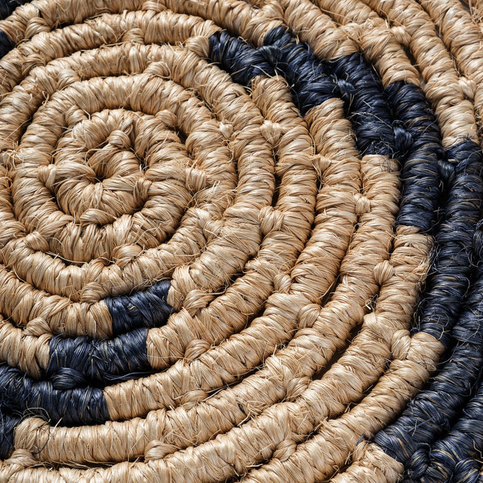 Nautical swirl placemats, indigo, set of four