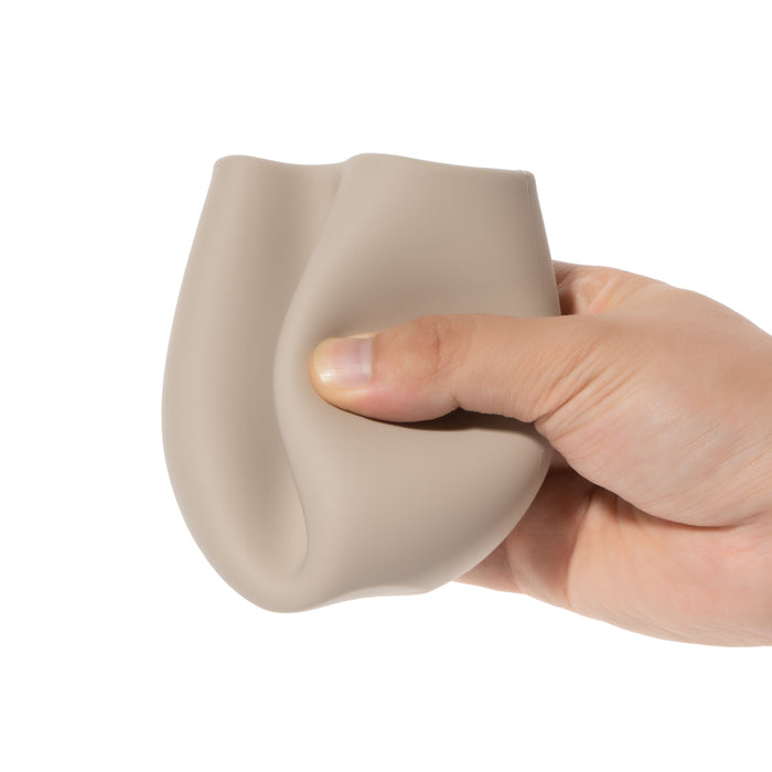 Unbreakable Silicone Stemless Wine Glassware | Set of 4 | Reusable & Shatterproof Tumbler Drinkware for Wine, Water, Cocktails, Champagne Glass for Parties, Camping, Beaches, Boats - (Tan)