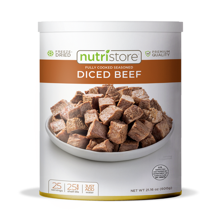 Beef Dices Freeze Dried - #10 Can