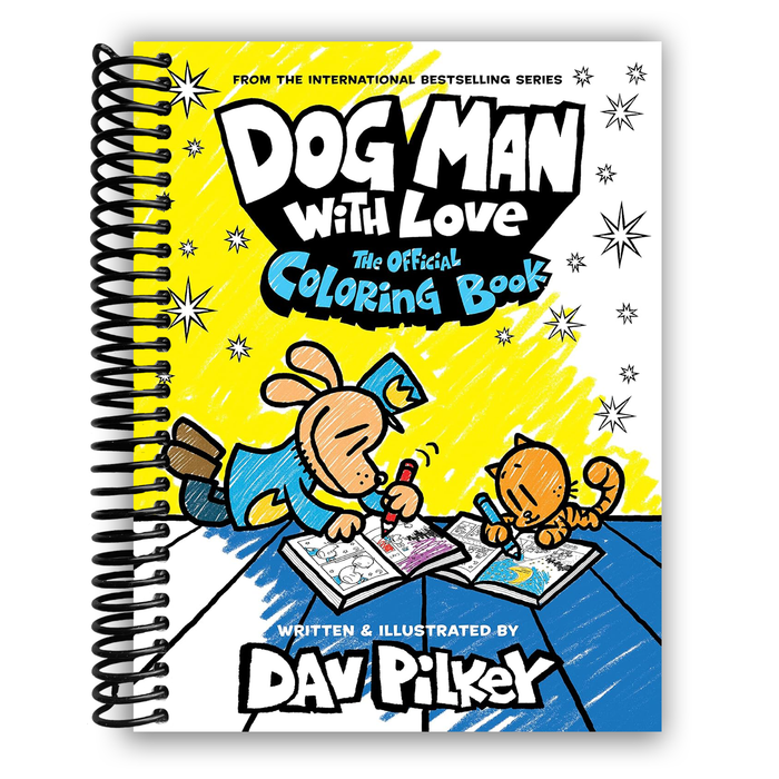 Dog Man with Love: The Official Coloring Book (Spiral Bound)