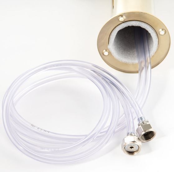 Double Faucet PVD Body - All SS304 Contact 3" Column Tower