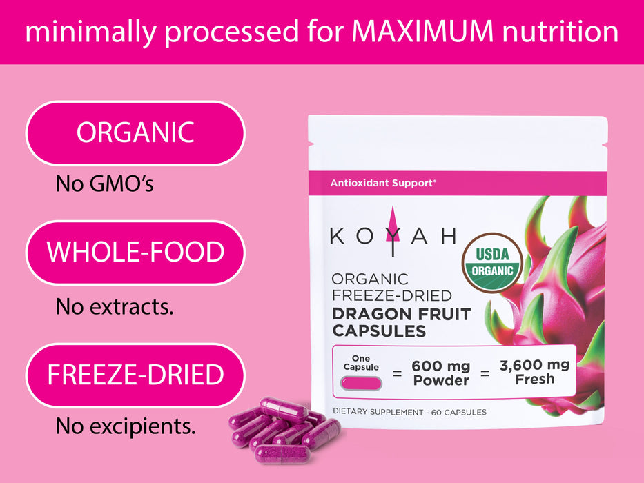 Organic Dragon Fruit Capsules