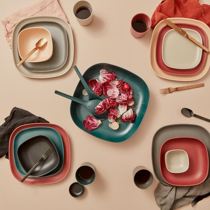 Bamboo Dinner Plate - 4 Piece Set - Blush