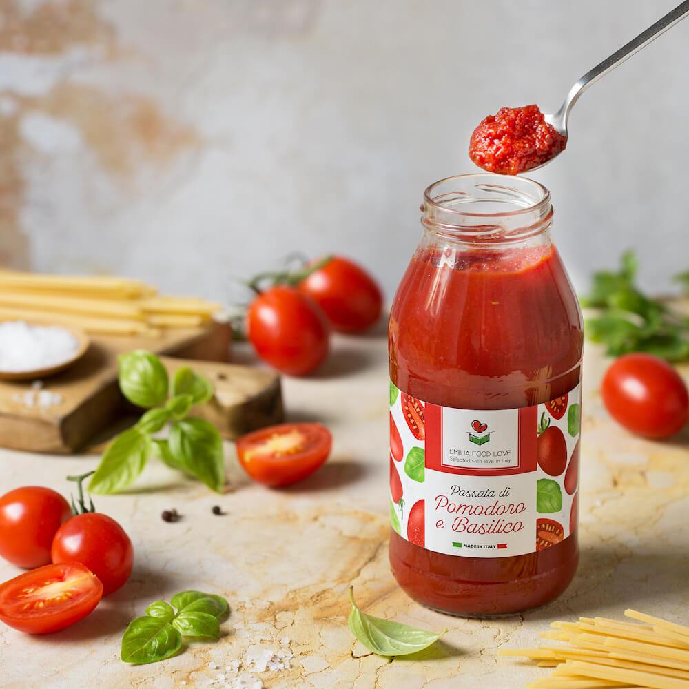 Tomato Passata with Basil (2 Jars) — Specialty Food Source