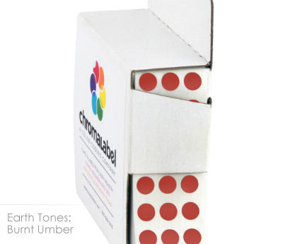 1/4" Permanent Round, Color-Code Dots: 1,000/Box