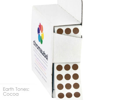 1/4" Permanent Round, Color-Code Dots: 1,000/Box