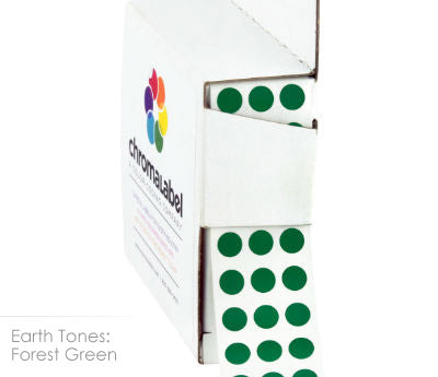 1/4" Permanent Round, Color-Code Dots: 1,000/Box