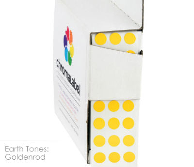 1/4" Permanent Round, Color-Code Dots: 1,000/Box
