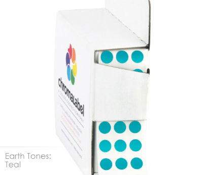 1/4" Permanent Round, Color-Code Dots: 1,000/Box