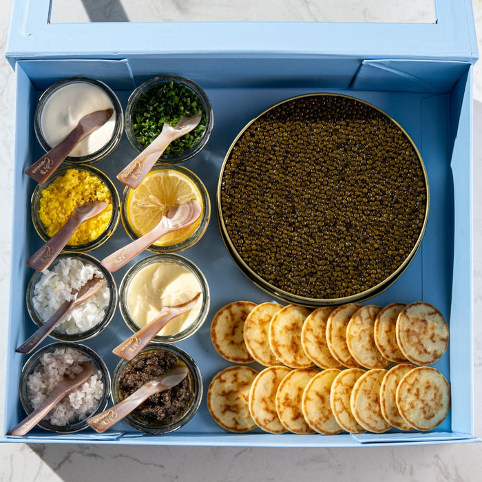 The Complete Caviar Set 250g of Osetra Classic