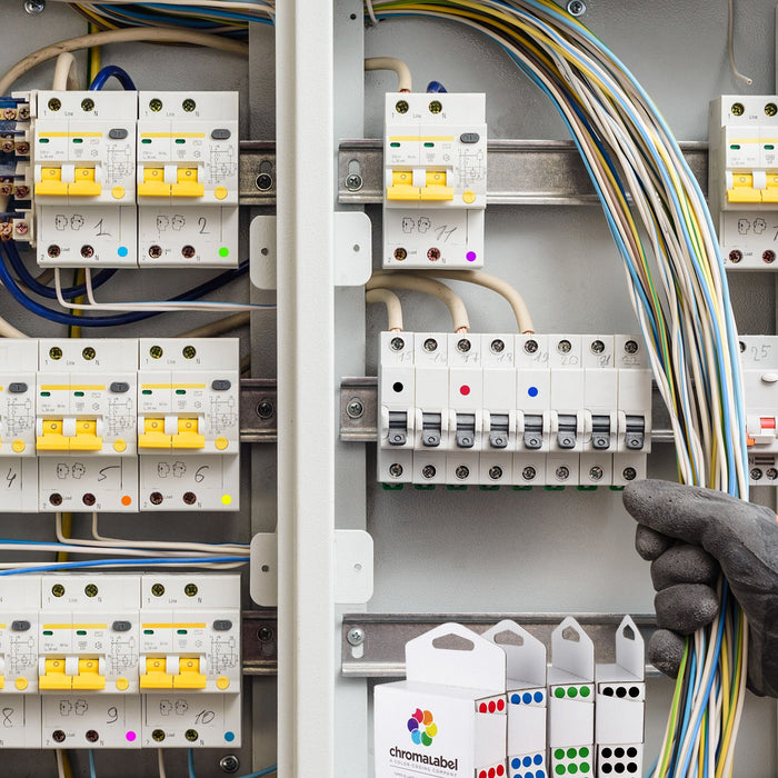 1/4" Permanent Round Color-Code Dot Kit (Metallic): 3,000/Kit