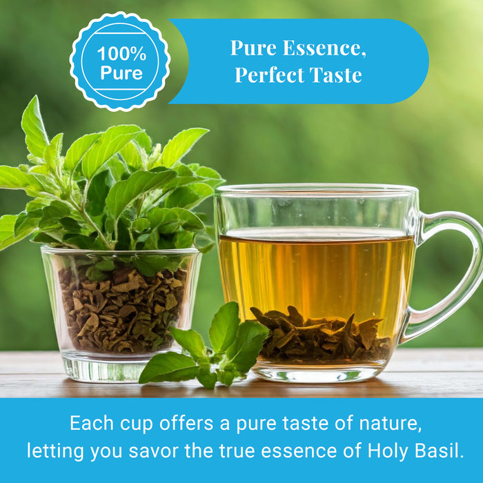 Akshit Dried Tulsi / Holy Basil Leaves | Tulsi Tea | Holy Basil Tea-2.6oz