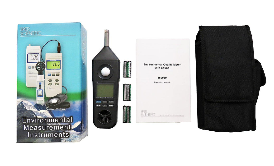 Environmental Quality Meter With Sound