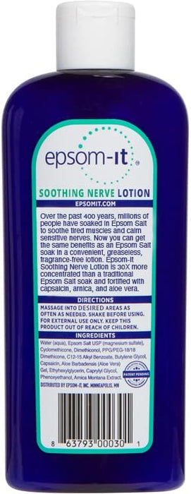 Epsom-it  Nerve Pain Relief Salt - Essential Magnesium Soak - 8 Ounces