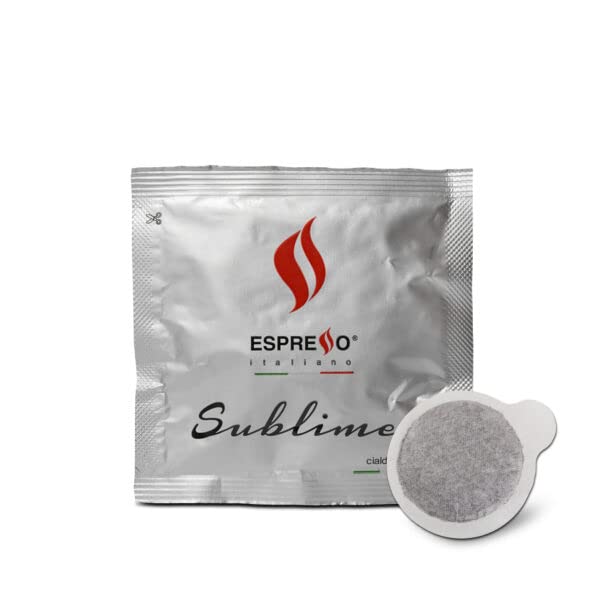 Espresso brand, Coffee, Ground, Compostable, ESE Compatible, Capsules, Pods, Machines SUBLIME E.S.E. Pods, 100 COUNT