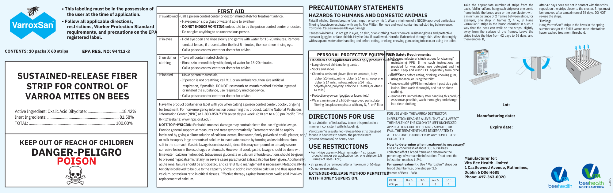 Varroxsan Oxalic Acid Strips