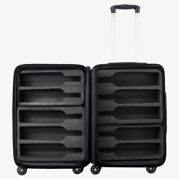 Wine Bottle Suitcase | Holds 10 Standard 750 ML Size Bottles