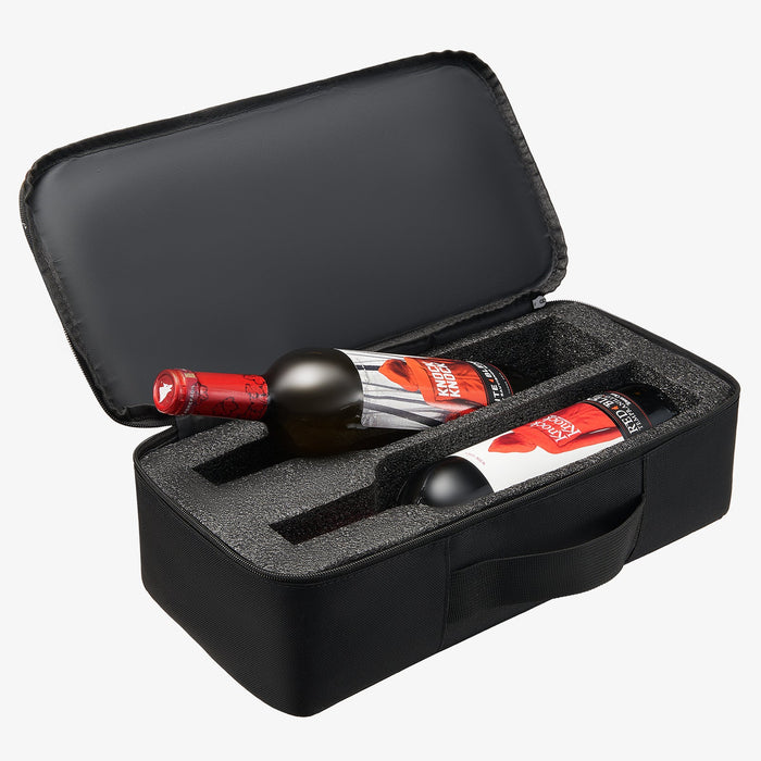 Wine Suitcase for Airplanes 12 Bottle, With Wine Carrier Cases Bags, Black Luggage Carrier with TSA Approved Lock and Removable Inserts to Carry Wine Liquor Alcohol During Travel, Gift For Wine Lovers