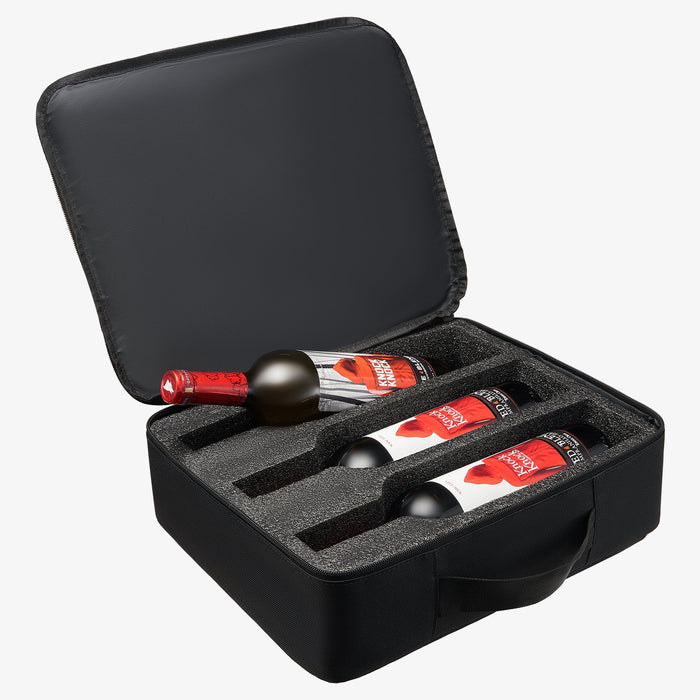 Wine Bottle Suitcase | Holds 10 Standard 750 ML Size Bottles