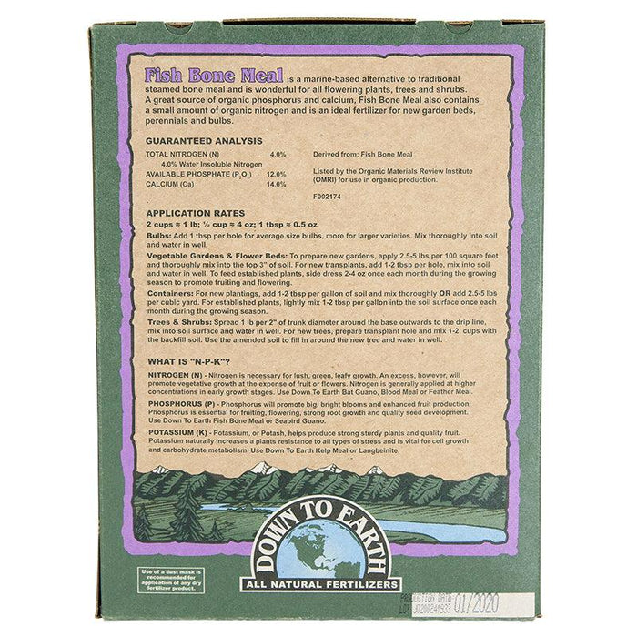 Fish Bone Meal 4-12-0 (5 lb)