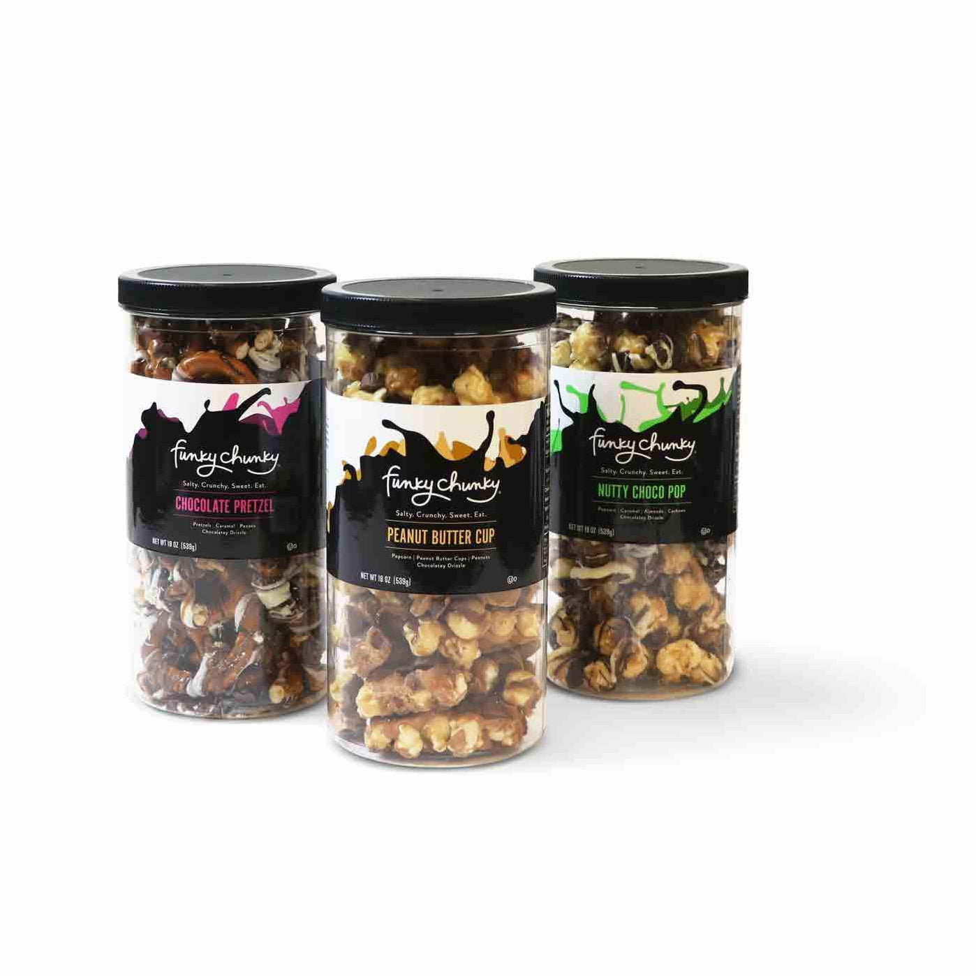 Funky Chunky Gourmet Popcorn Collection - Premium Flavors - SPECIALTY ...