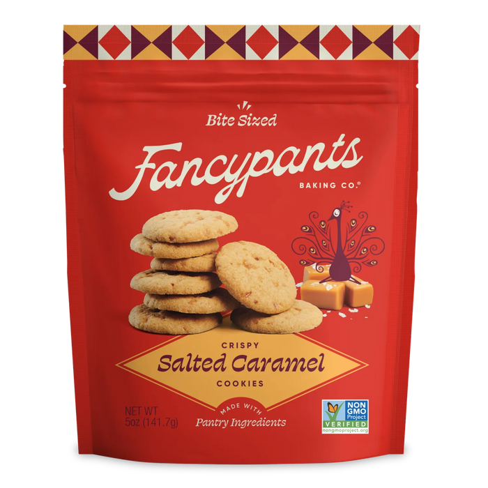 Fancypants - Salted Caramel Cookies, 5 oz (Pack of 6) - Gourmet Kosher Treat
