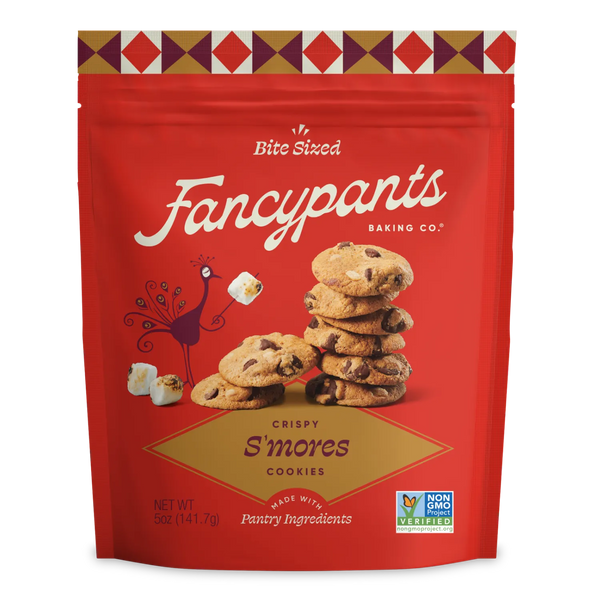 Fancypants Smores Cookies, 5 oz (Pack of 6) - Gourmet Kosher Cookies
