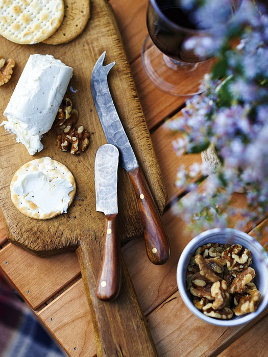 Farmhouse Pottery Artisan Forged Cheese Knife Set