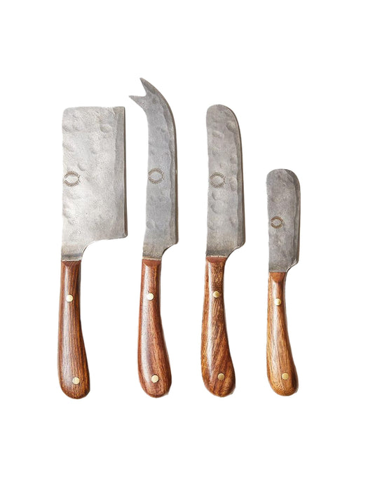 Farmhouse Pottery Artisan Forged Cheese Knife Set