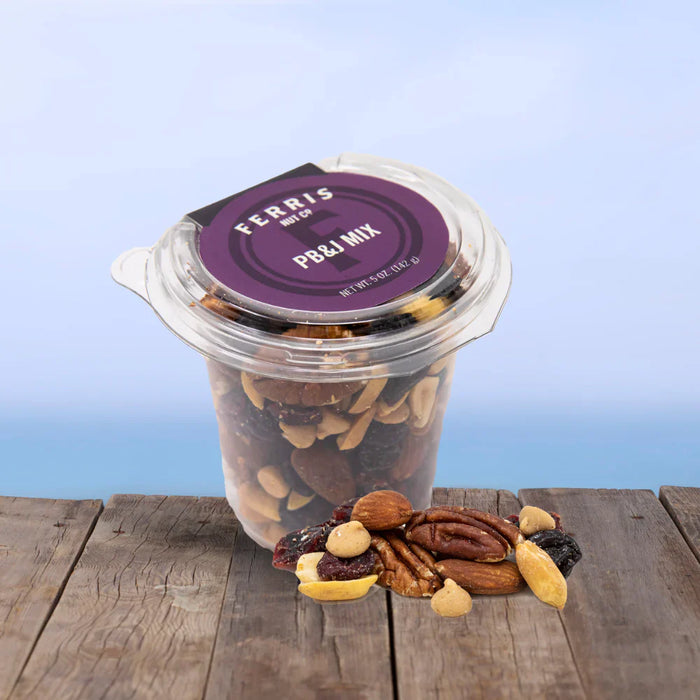 Ferris Nut Co. - Trail Mix Peanut Butter, 5.5 oz (Pack of 12) - Snack Food Case