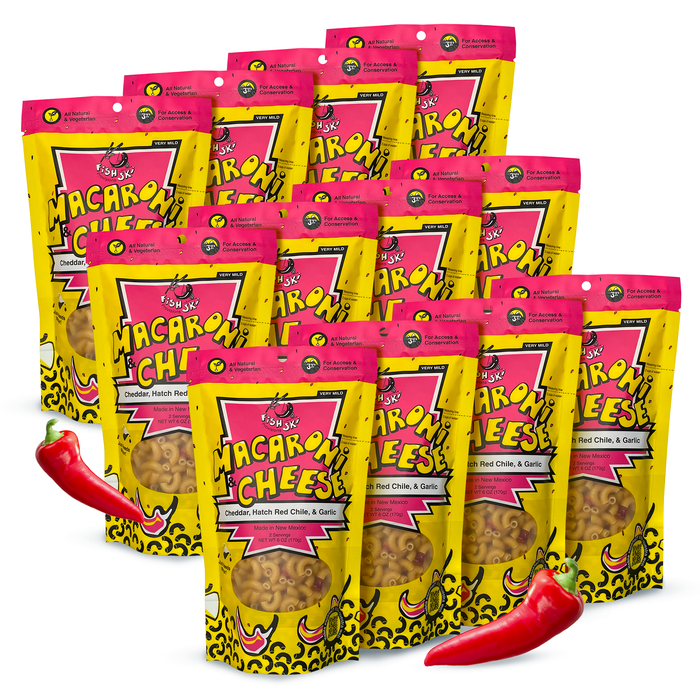 Hatch Red Chile, Garlic, Cheddar Mac and Cheese