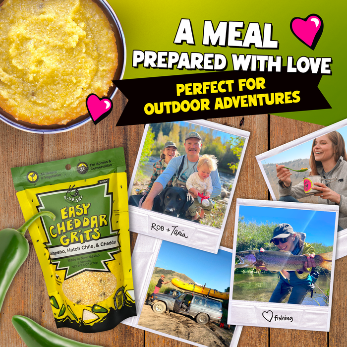 Jalapeño, Hatch Green Chile, Cheddar Grits