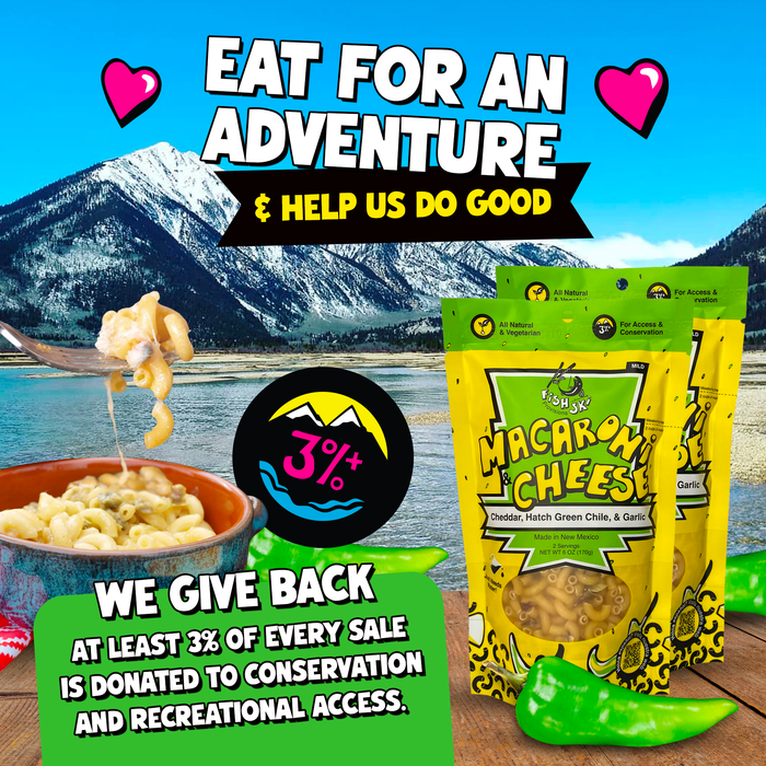 Hatch Green Chile, Garlic, Cheddar Mac and Cheese