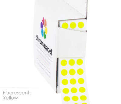 1/4" Permanent Round, Color-Code Dots: 1,000/Box