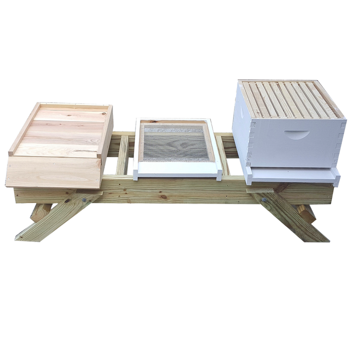 Folding Three Hive Stand
