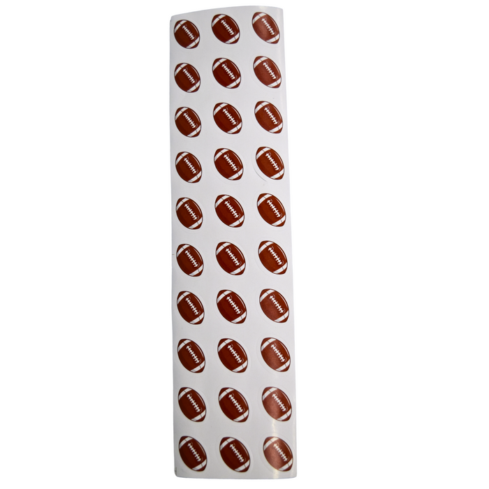 Football Helmets, Set of 12, Football Stickers, Set of 30, Football Cupcake Picks, Set of 12 - (Total 54)