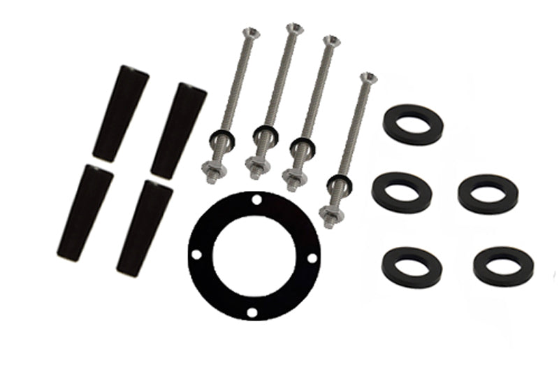 Four Faucet SS Body  4" Column Tower