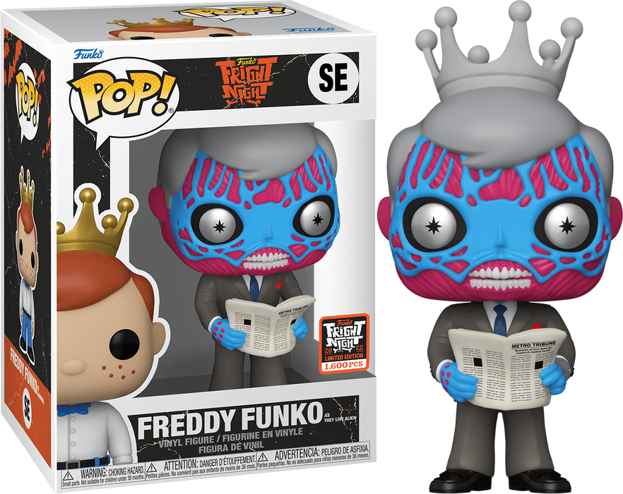 Freddy Funko as They Live Alien