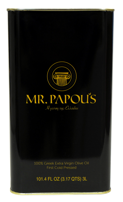 Mr. Papou's Authentic Extra Virgin Olive Oil Family Tin