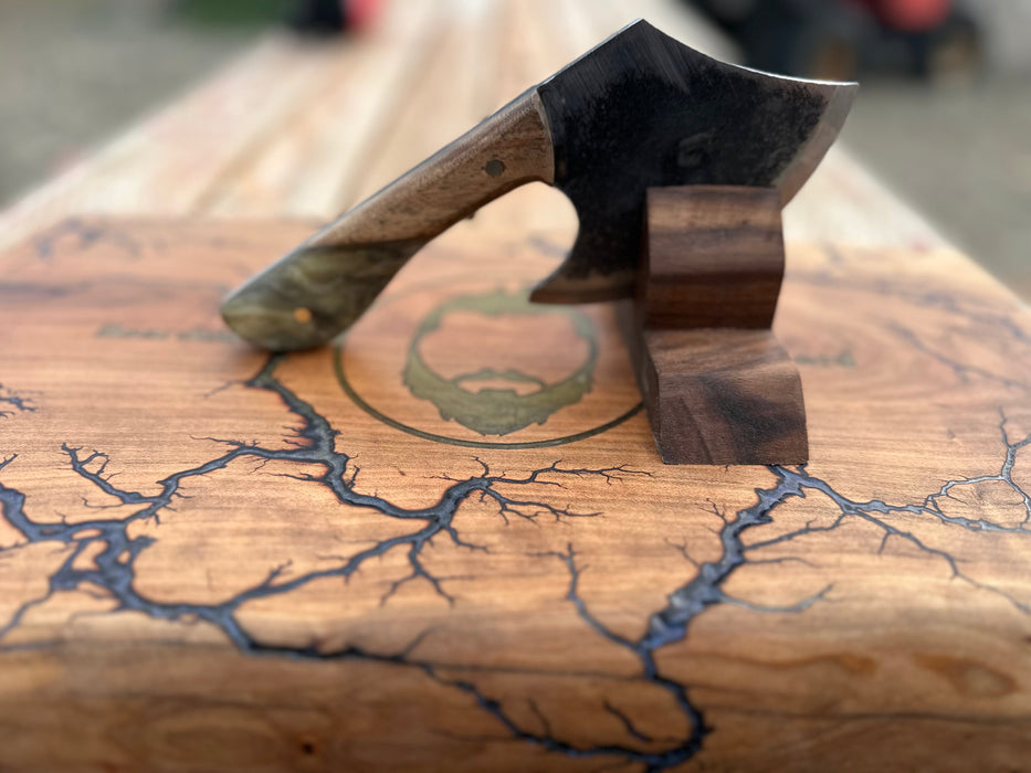 Glow Resin Handle Kitchen Axe