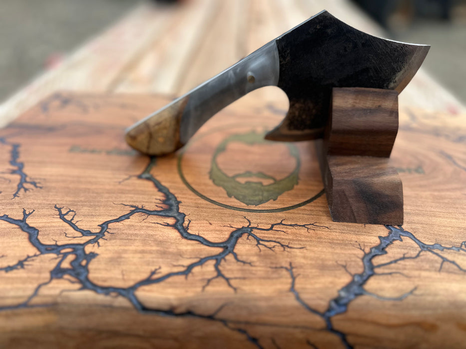 Glow Resin Handle Kitchen Axe