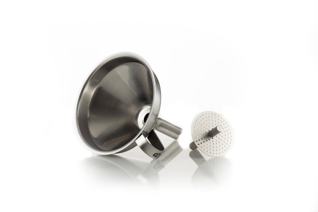 Funnels with Strainers