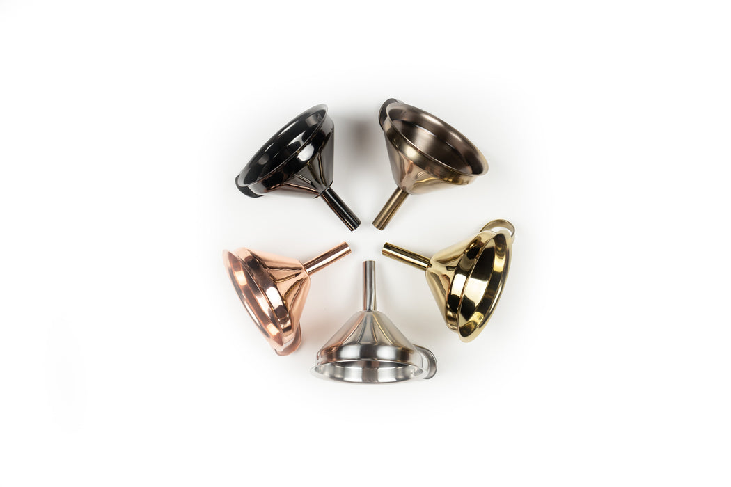 Funnels with Strainers