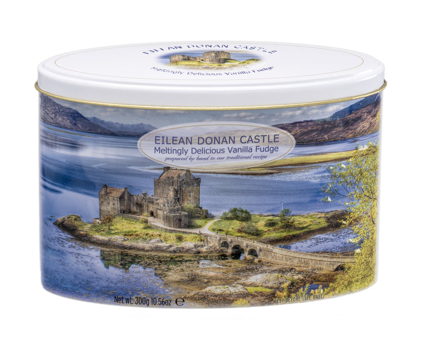 Eilean Donan Castle Vanilla Fudge Tin