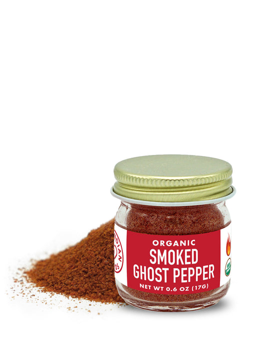 Ghost Pepper (Smoked Bhut Jolokia) Ground, Certified Organic