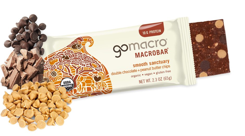 Gomacro Organic Double Chocolate Peanut Butter Bar (Pack of 7) 4.2 Oz